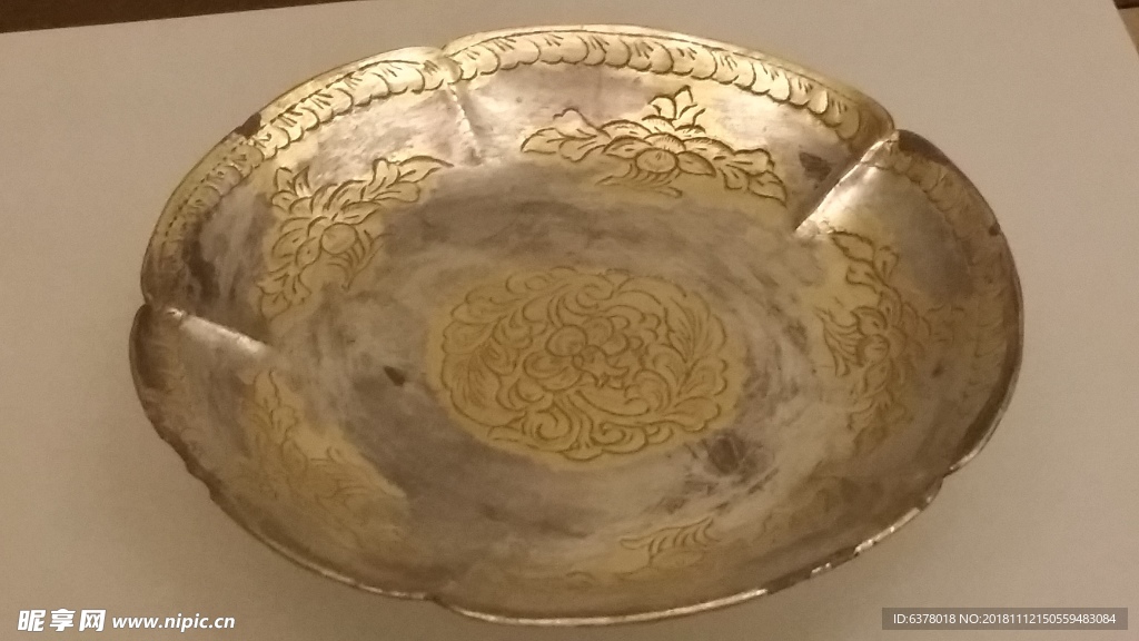 银碗 西安 博物馆 古董 雕花