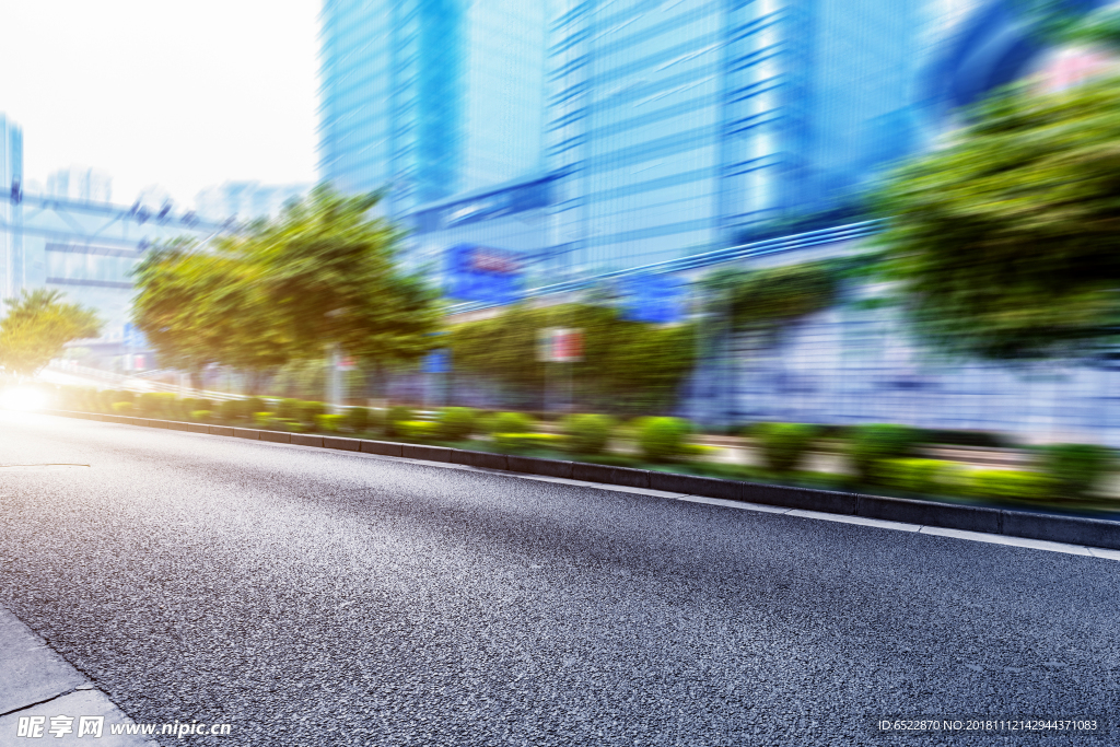 城市道路动感背景