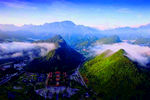 九嶷山风景画
