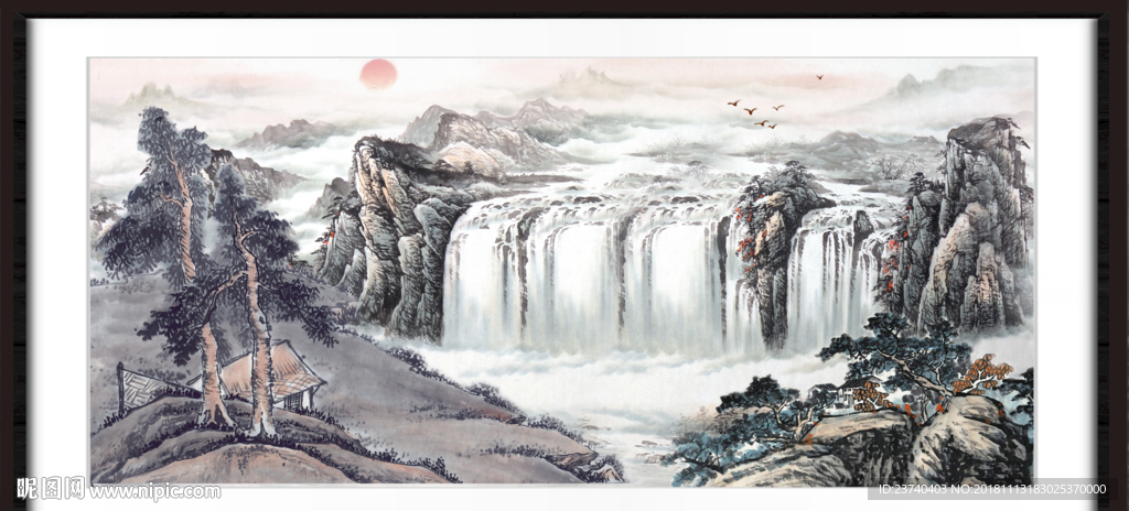 巨幅山水画