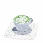 手绘抹茶