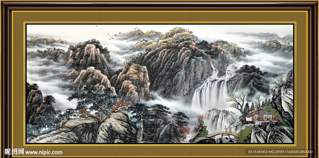 水墨山水