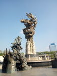 深圳龙城广场 龙雕刻 铜雕