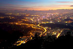 深圳城市夜景 全景 城市远景