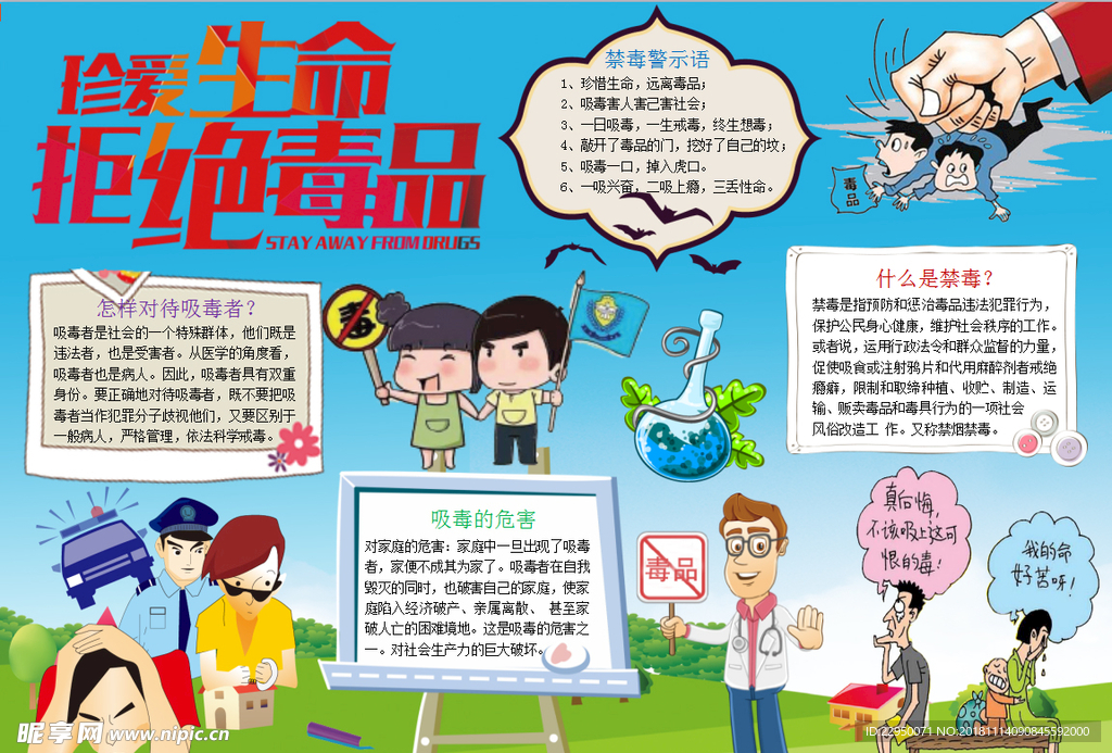 禁毒小报