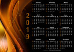 2019年日历