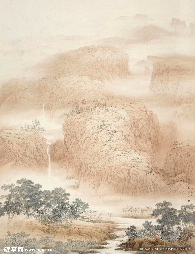 峄山烟岚