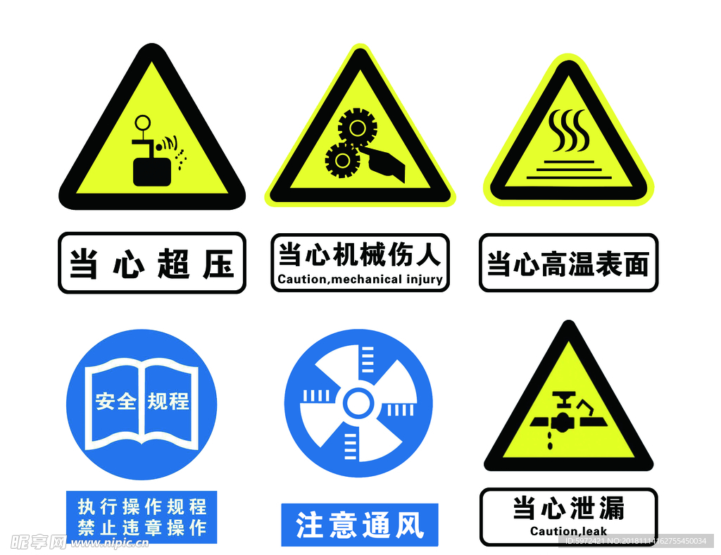 危险表示牌