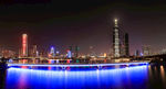 深圳湾公园夜景全景
