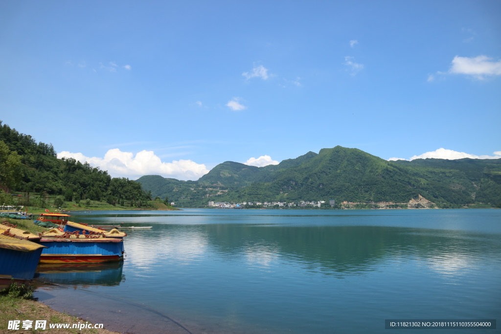 马湖美景