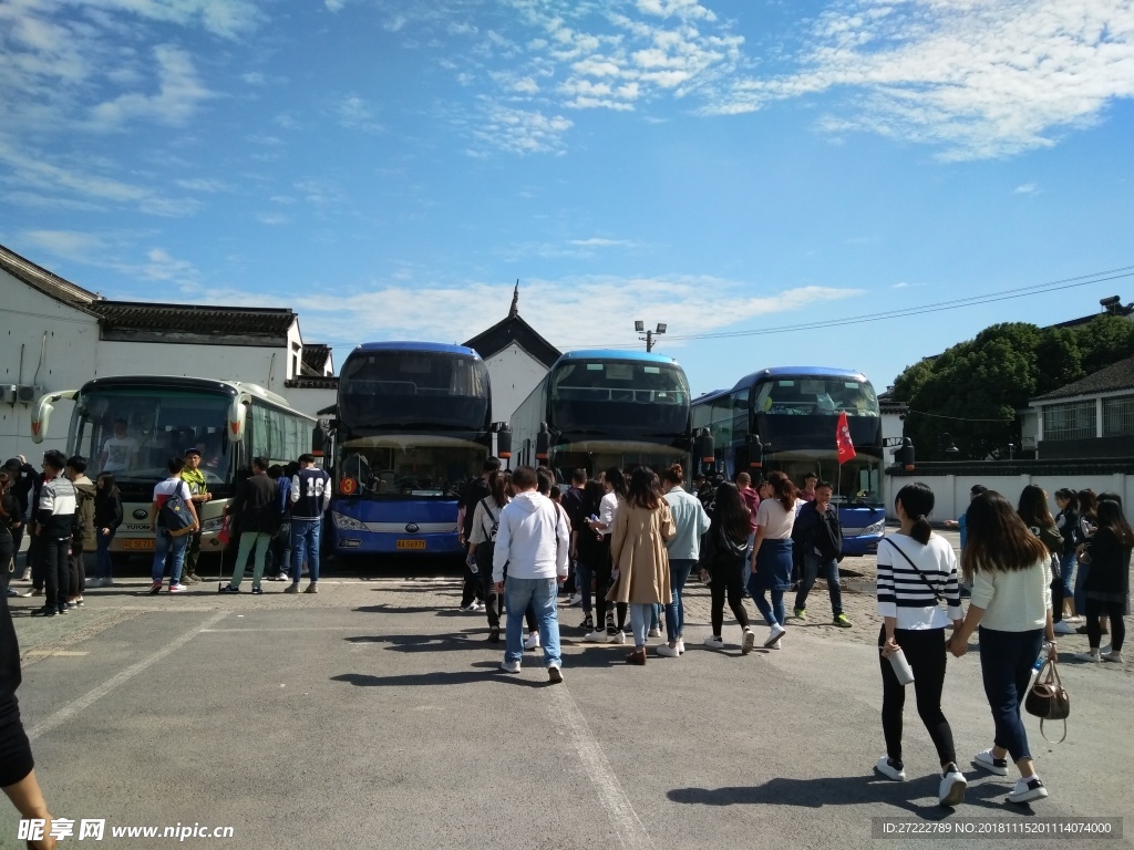 苏州博物馆旅游人群