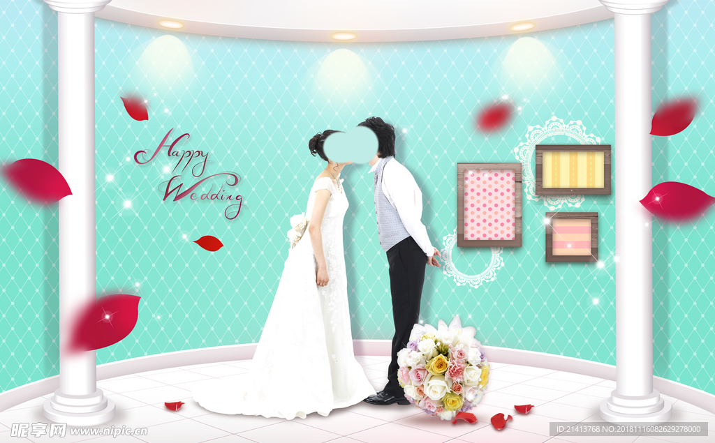 婚礼婚纱元素