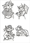 手绘线描小牛