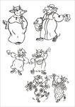 手绘线描小牛