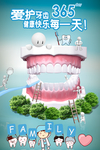 牙齿海报