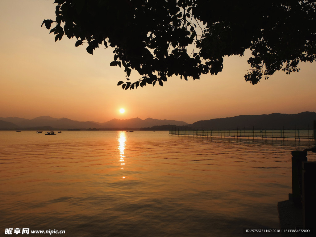 美丽的夕阳