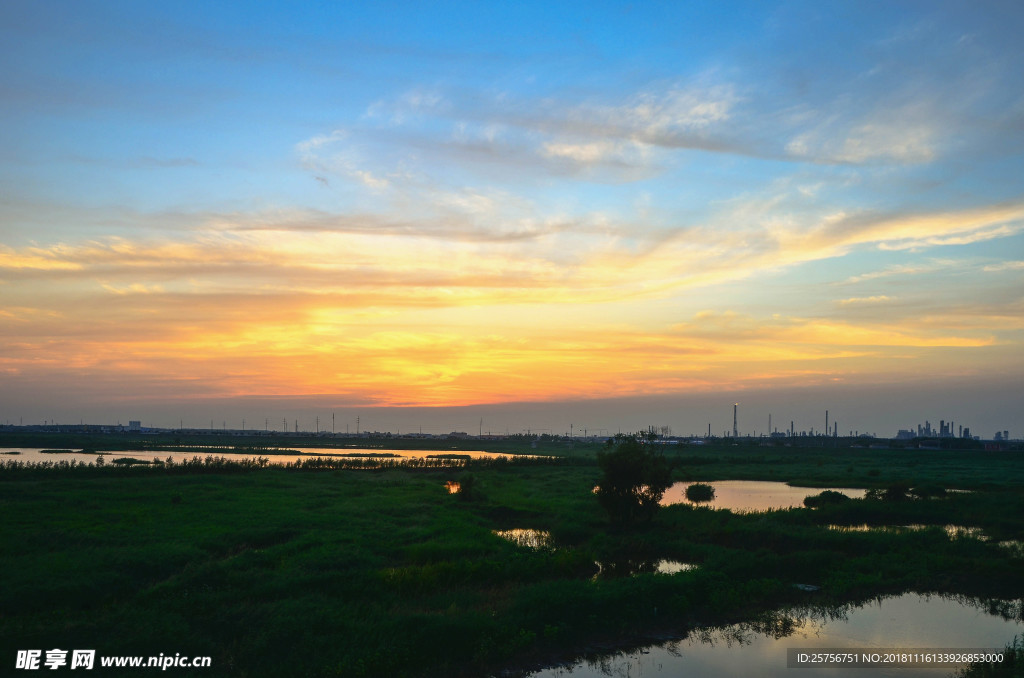 美丽的夕阳