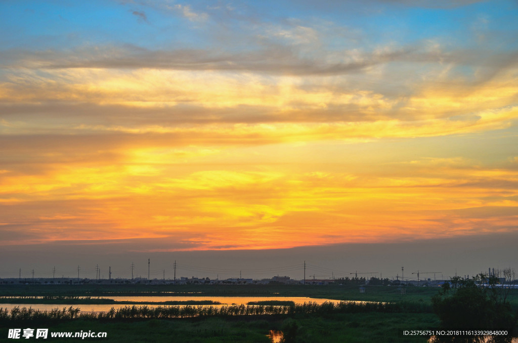 美丽的夕阳