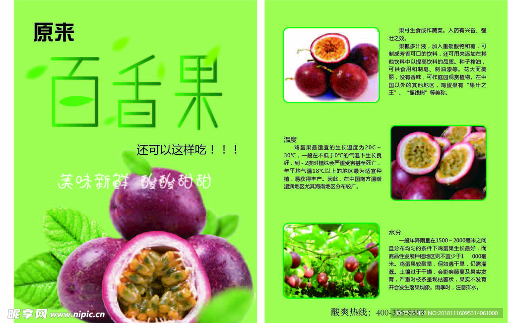 百香果单页