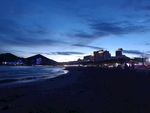 海南 三亚 夜景 蓝天 白云