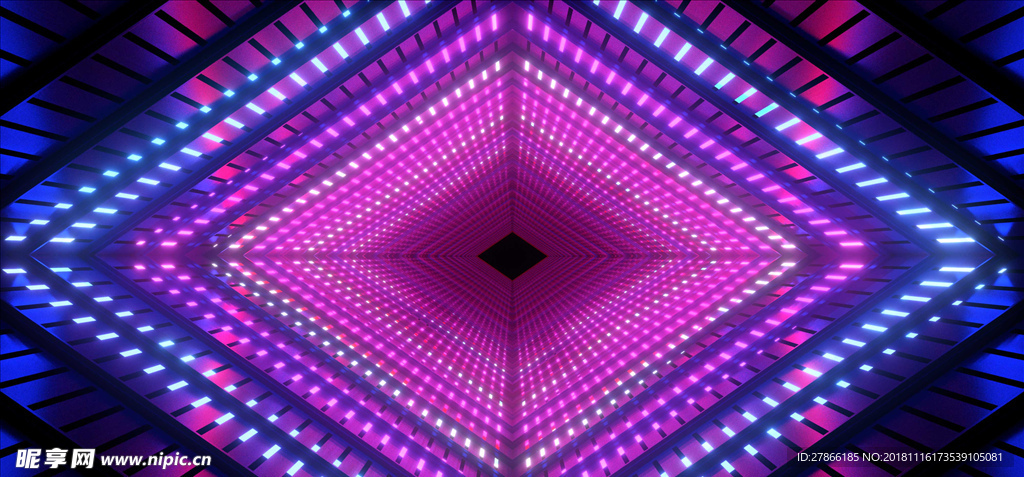 霓虹灯光空间