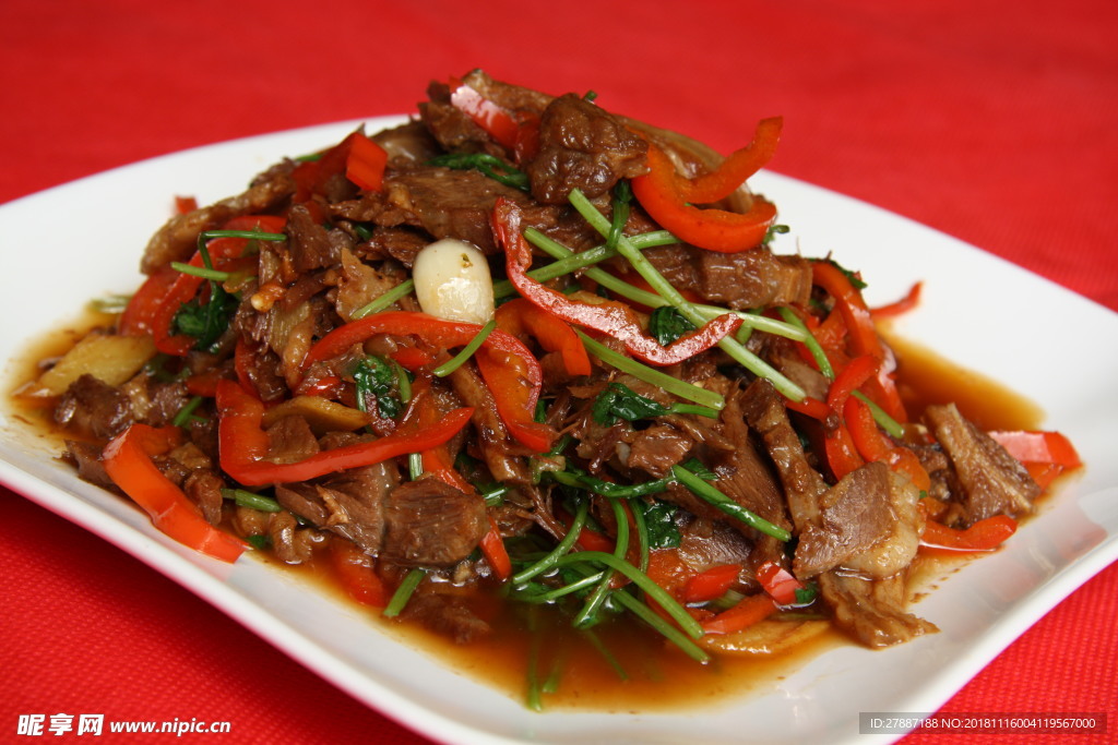 小炒黄牛肉