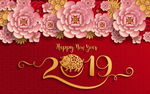 2019猪年海报素材