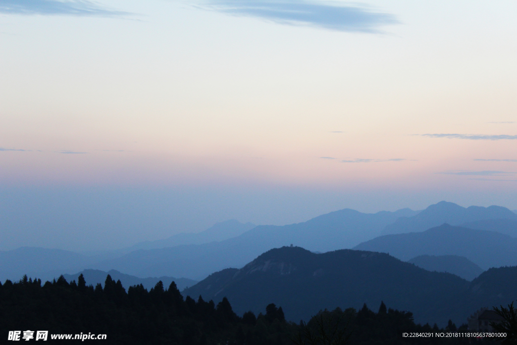 衡山晚霞