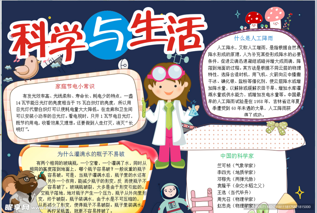 科学小报
