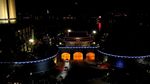 惠州延时航拍夜景朝京门