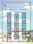 五保供养三字经