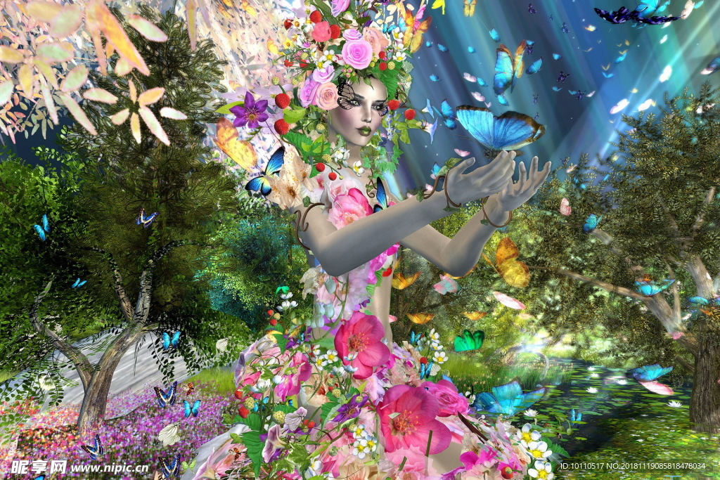 花仙子   花  百花