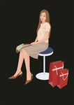 手绘女孩女人