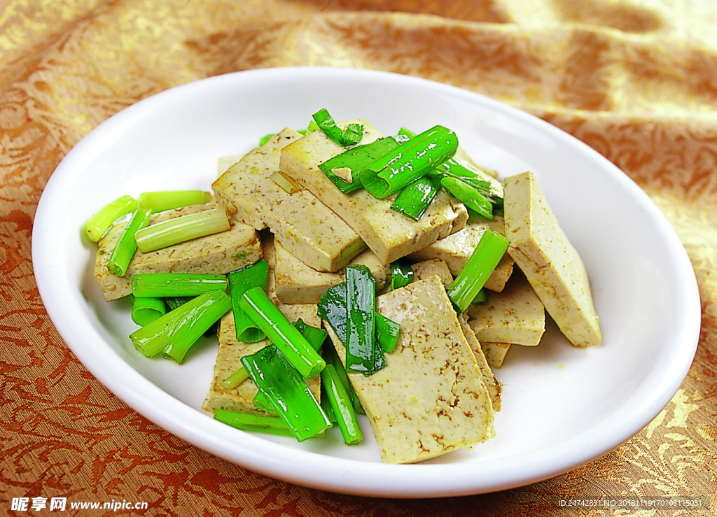 葱炒豆腐
