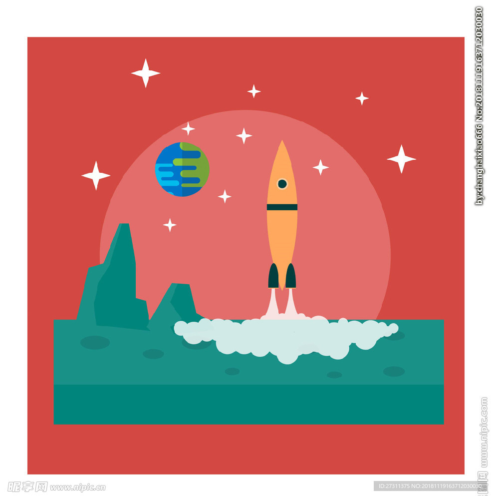 卡通太空图片