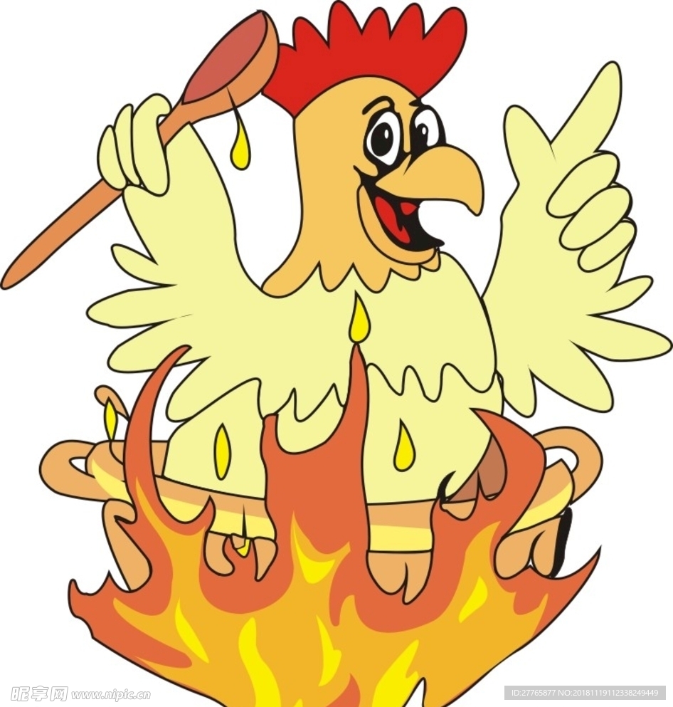 公鸡  喝汤   鸡汤