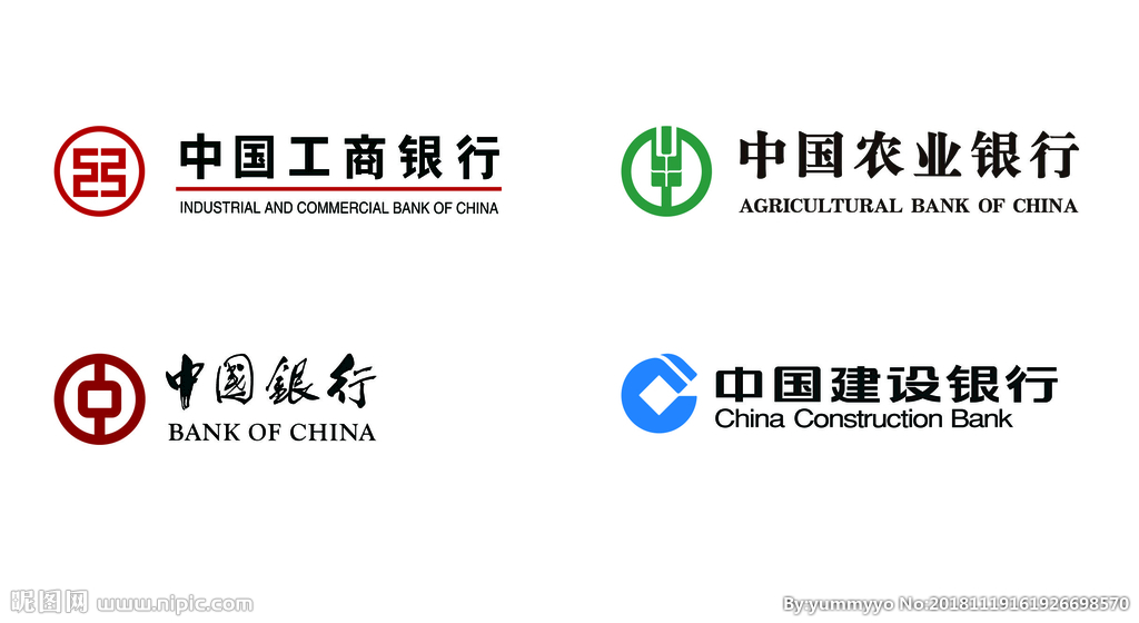 中国四大银行logo图片