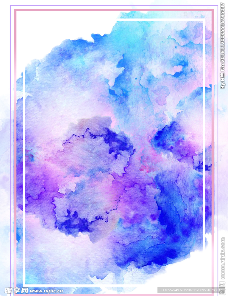 水彩水墨背景