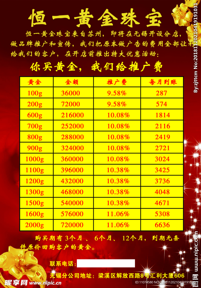 黄金单页