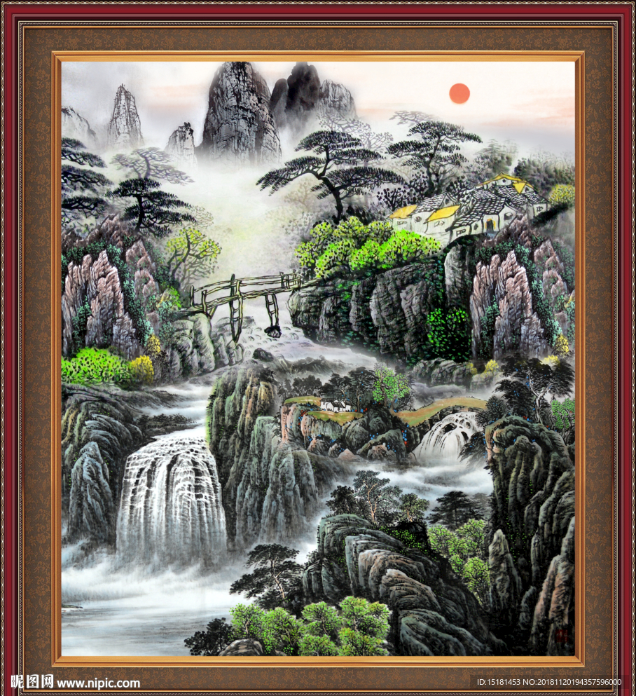 国画山水