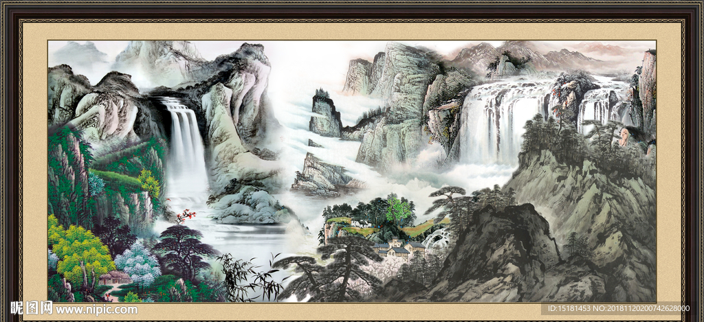 国画山水