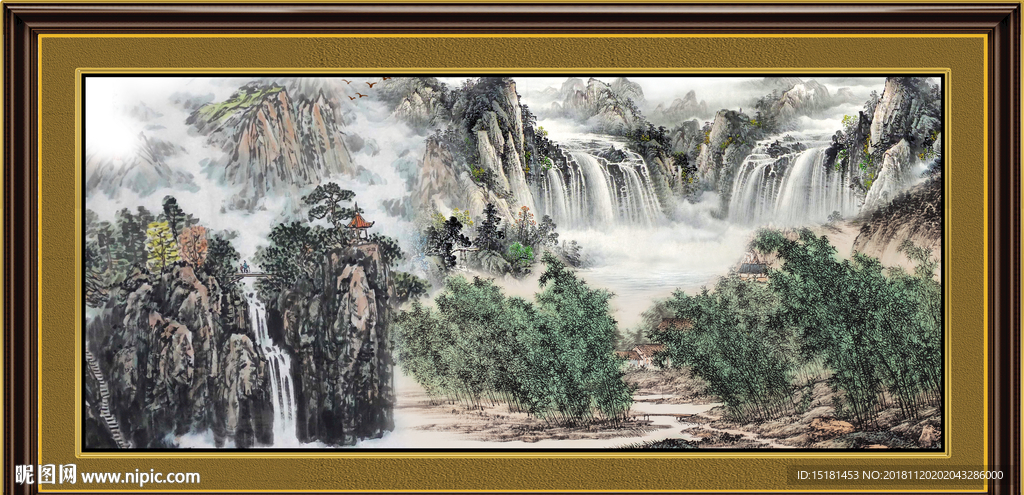 巨幅山水画 高清山水