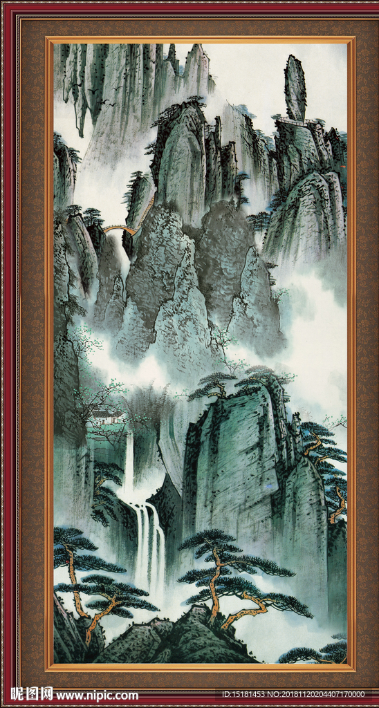 山水画 山水风景 巨幅山水画