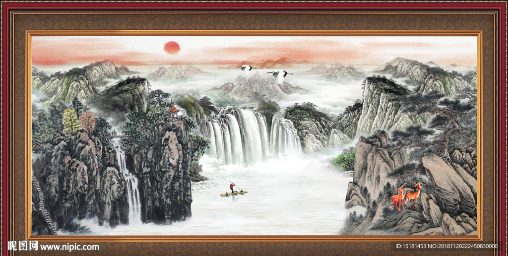 国画山水