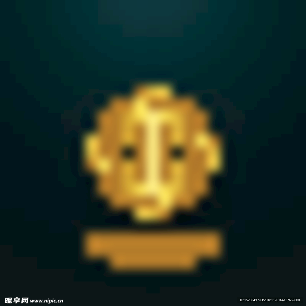 金色字母图标
