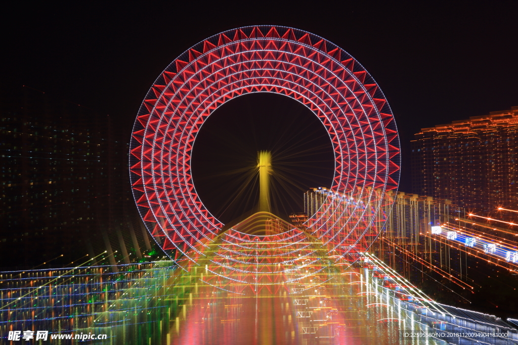 天津之眼夜景