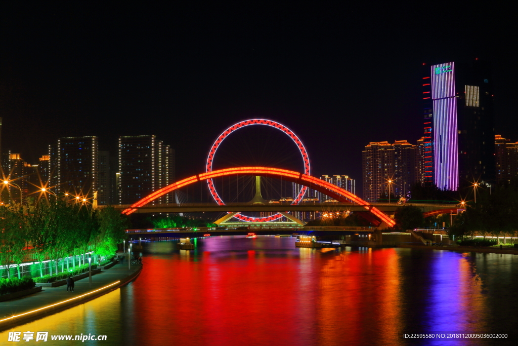 天津之眼夜景