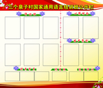通用语言培训公示栏