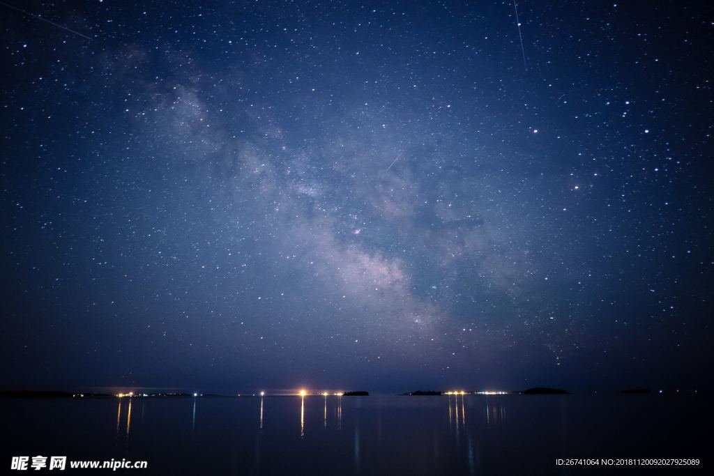 高端大气天空夜景