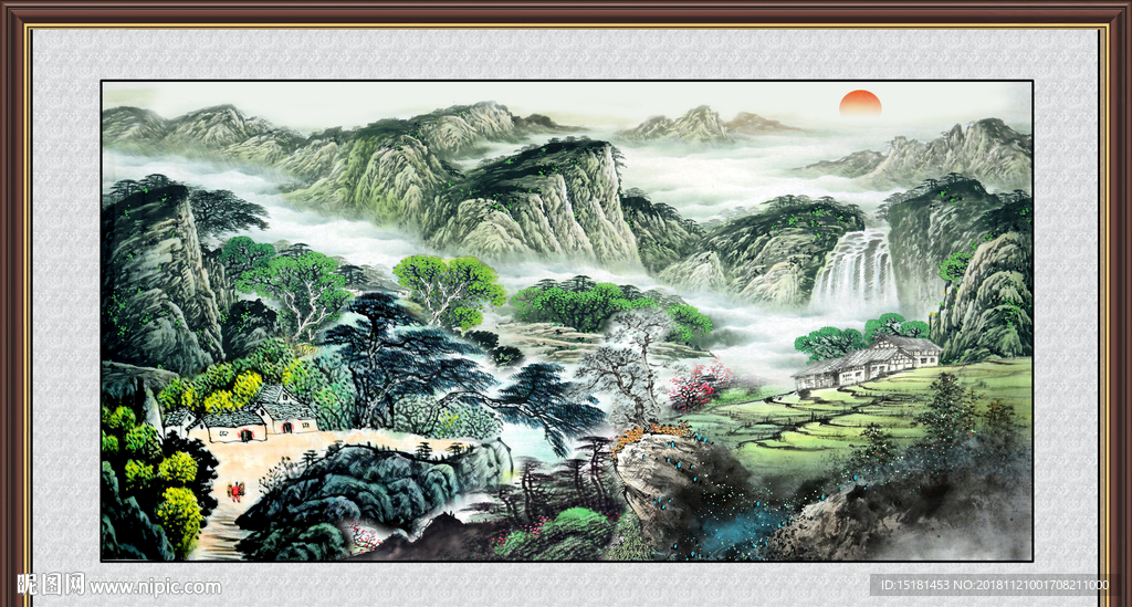 国画山水